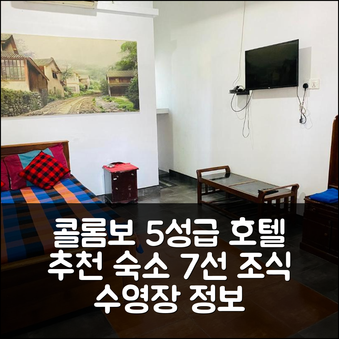 콜롬보 숙소 여행 호텔 추천 호텔 100 | 가격과 위치가 뛰어난 5성급 조식과 수영장 정보 7가지
