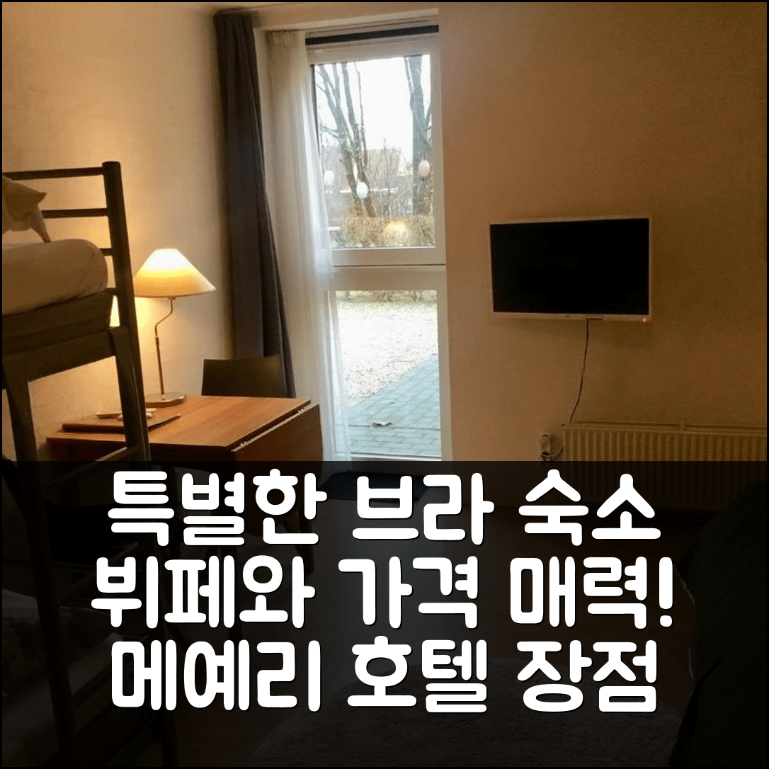 브라 숙소 여행 호텔 추천 뷔페와 가격이 매력적인 브그룸 메예리 호텔의 5가지 장점