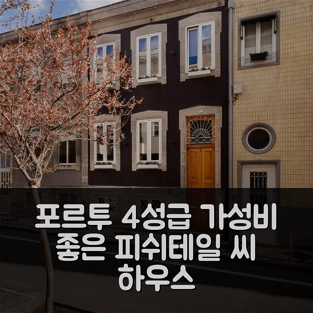 포르투 숙소 여행 호텔 추천 피쉬테일 씨 하우스 | 3가지 이유로 가성비와 조식, 위치가 뛰어난 4성급 호텔