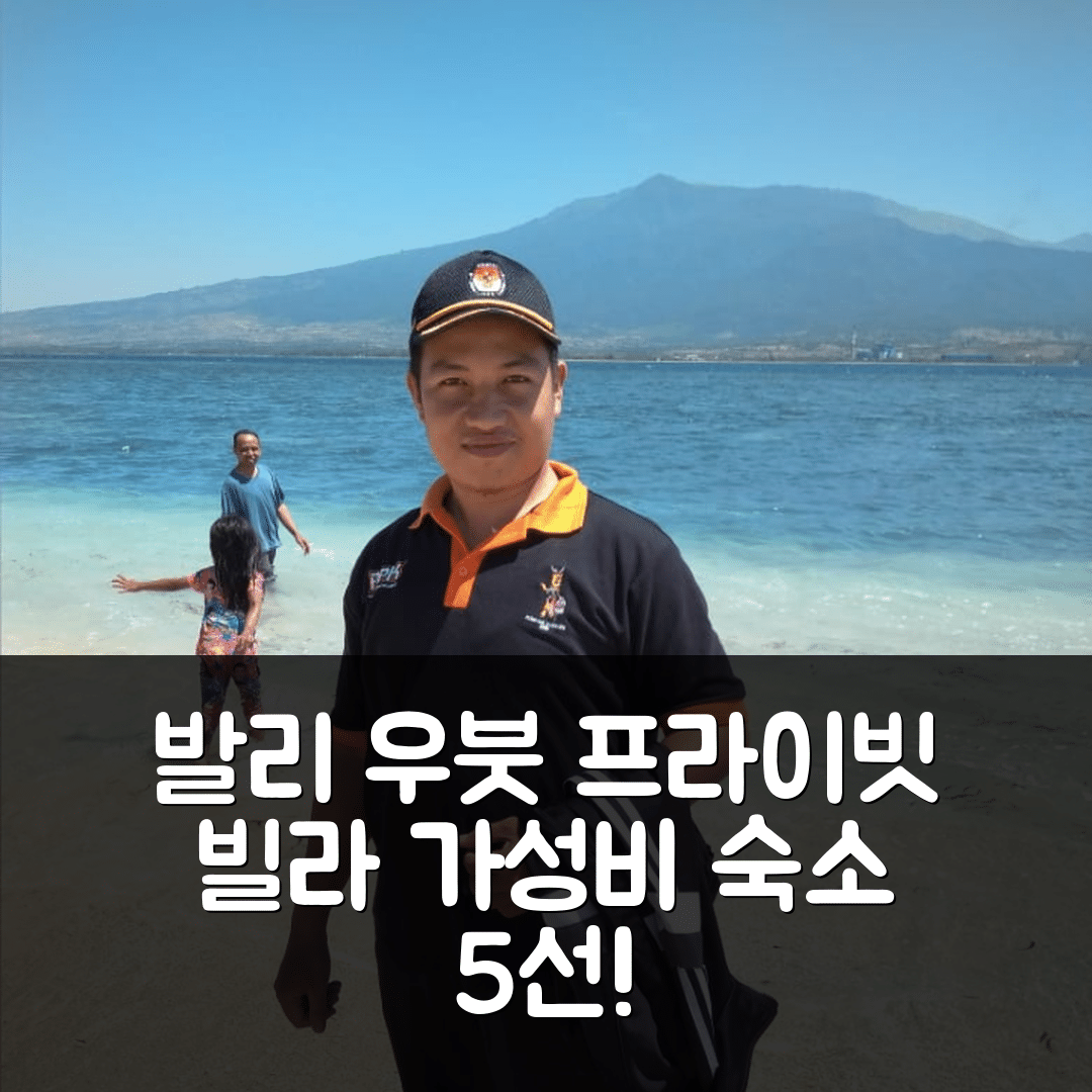 발리 숙소 여행 호텔 추천 우붓의 빌라 | 프라이빗 수영장과 1개 침실의 가성비 뛰어난 숙소 5가지 팁